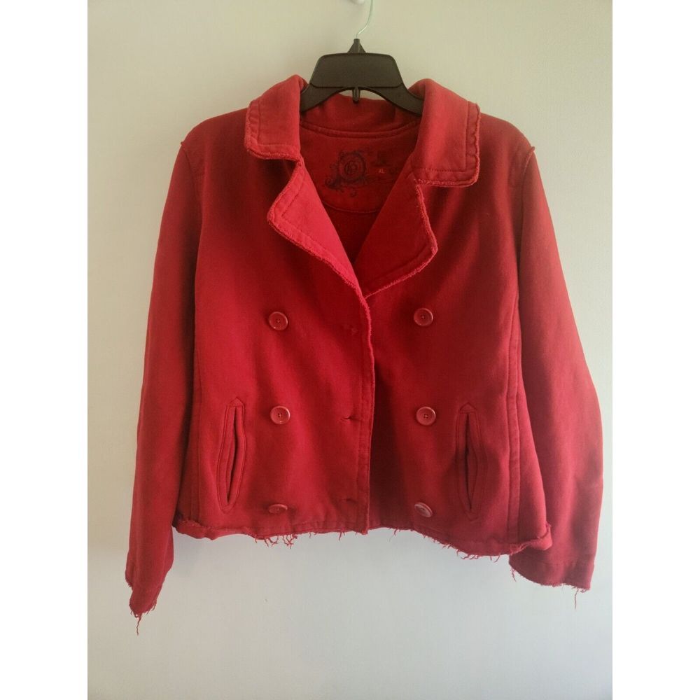GAP Women's Pea Coat Jacket Size XL Distressed
